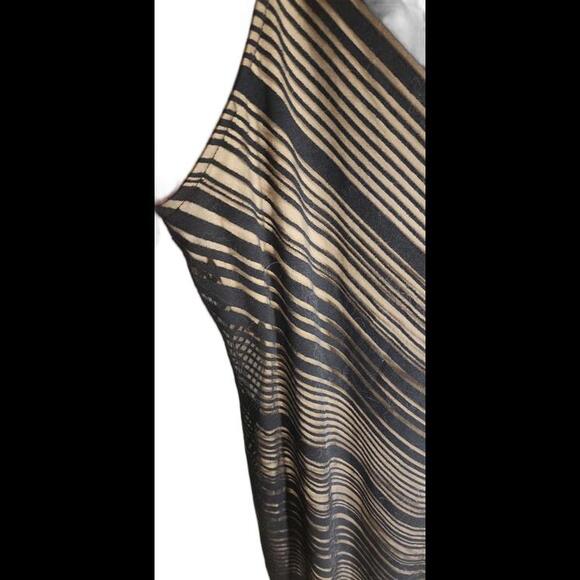 APT. 9 Women's Sheer Maxi Dress - Striped Design, Size XL - Picture 2 of 4